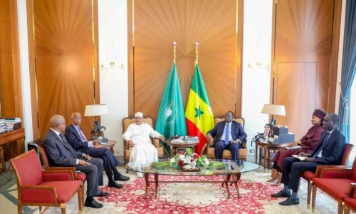 Le Chef de l’État Macky SALL a reçu le représentant du bureau des NU pour l’Afrique de l’ouest et le Sahel.