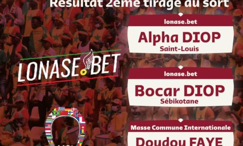 LONASE: Résultat 2éme Tirage au sort