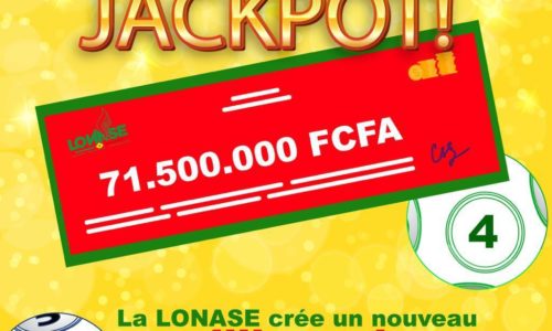 LONASE : Un heureux gagnant remporte 71 500 000F CFA au Sen Loto Jackpot !!!