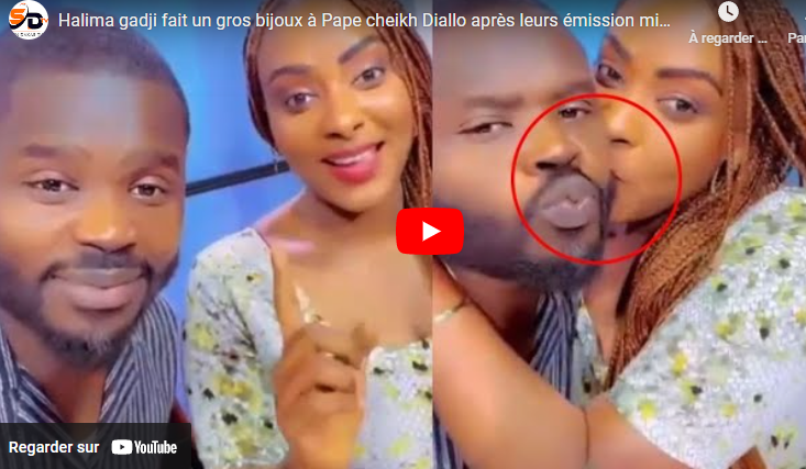 Bisou sensuel à Pape Cheikh Diallo, Marieme Dial enflamme la toile. Regardez