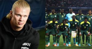 haland sur l'equipe du senegal