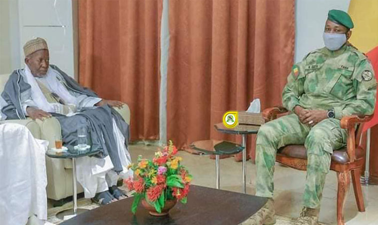 Mali: Cheikh Mahi Niasse reçu par le colonel Assimi Goita