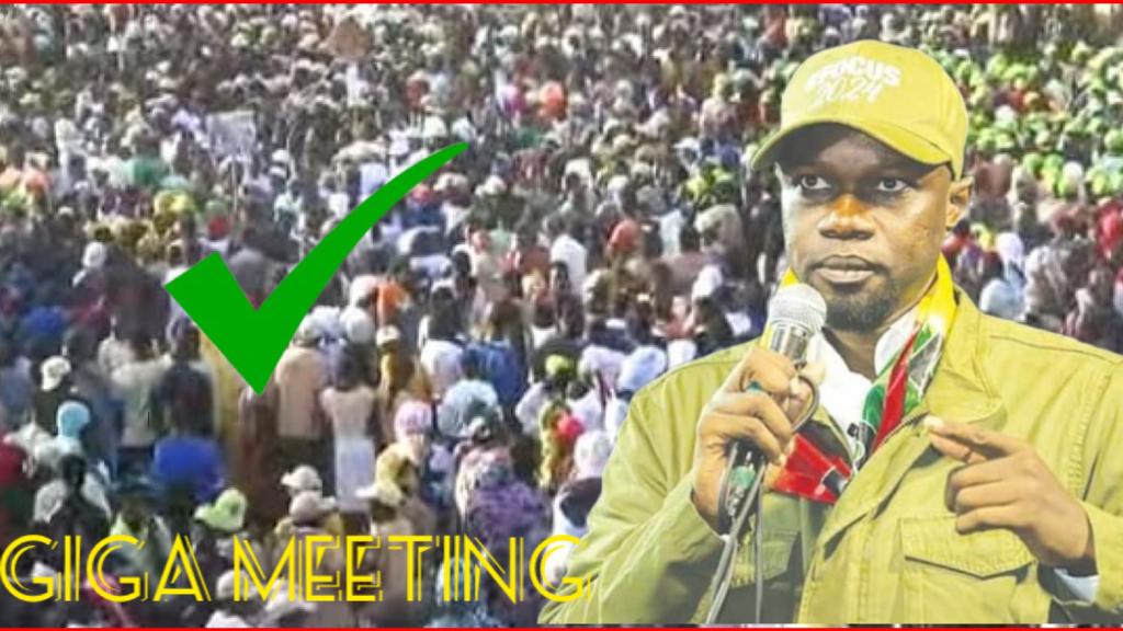 Suivez en direct des Parcelles assainies, le Giga Meeting de Yewwi Askan Wi