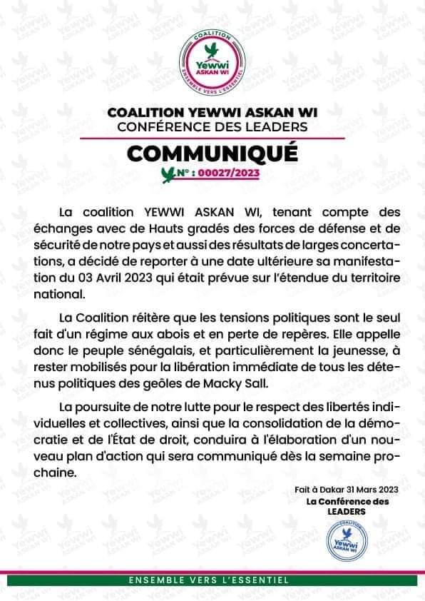 Manifestations de Yewwi Askanwi : Des voix s’insurgent contre l’implication des Armées