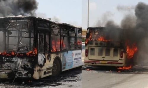 Liberté 6 : Deux bus de Dakar Dem Dikk ont été  brûlés