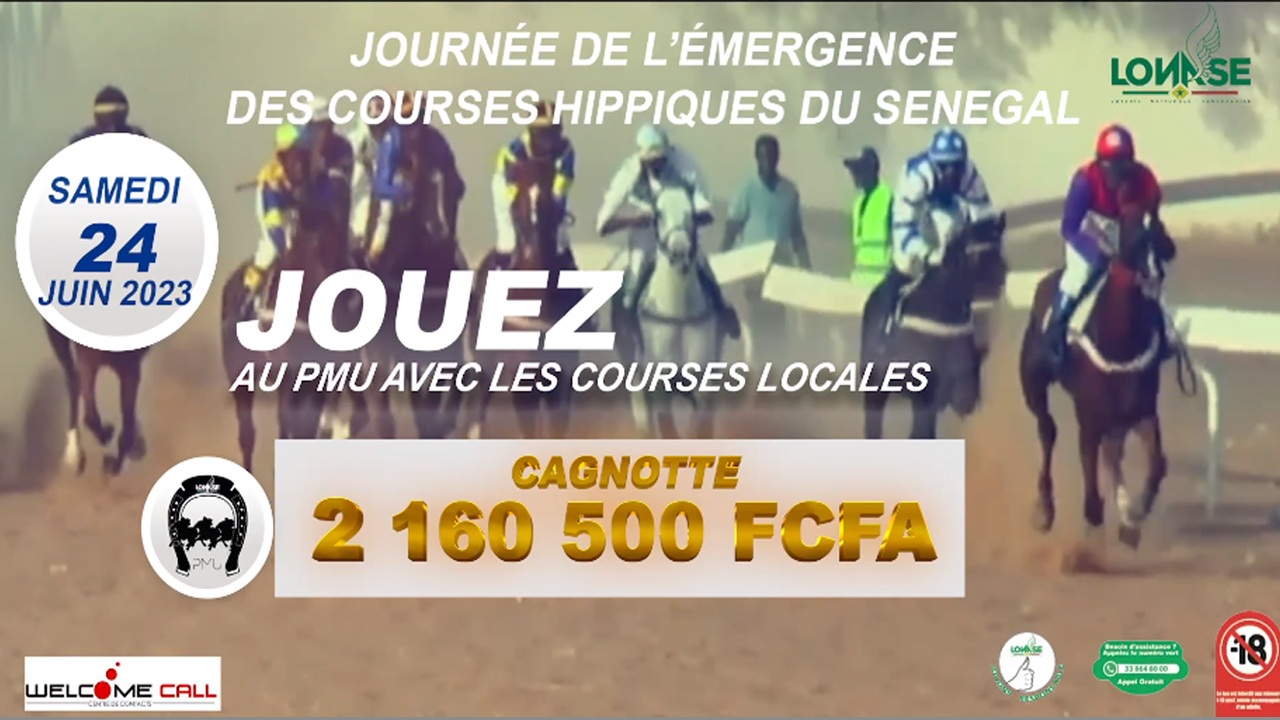 Journée de l’émergence des Courses hippiques du Sénégal : une cagnotte de 2.160 500 F Cfa