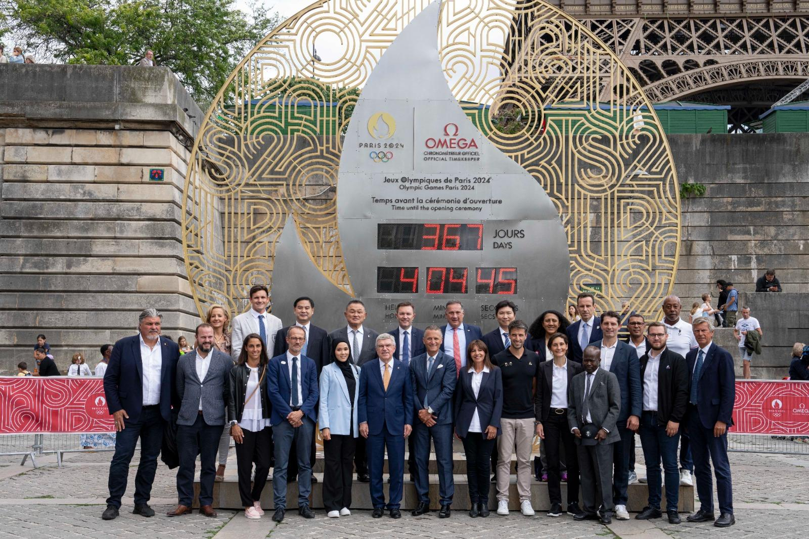 C’est ce qu’on appelle la cérémonie d’envoie des invitations des Jeux Olympiques Paris 2024.