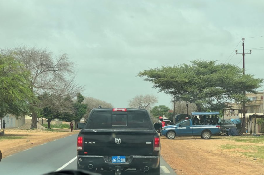 Le cortege de Gackou bloqué