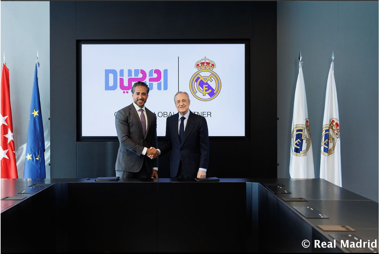 Dubaï nouveau sponsor du Real Madrid. Et bientôt un parc d’attraction