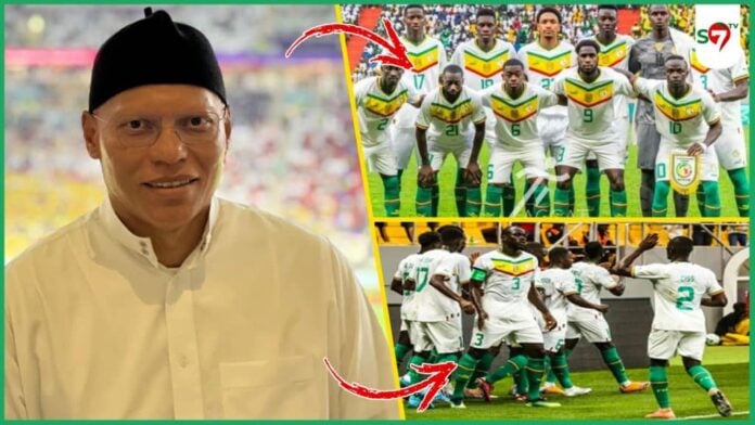 You are currently viewing CAN 2023 : Karim Wade envoie un message fort aux Lions du Sénégal avant le match contre la Gambie